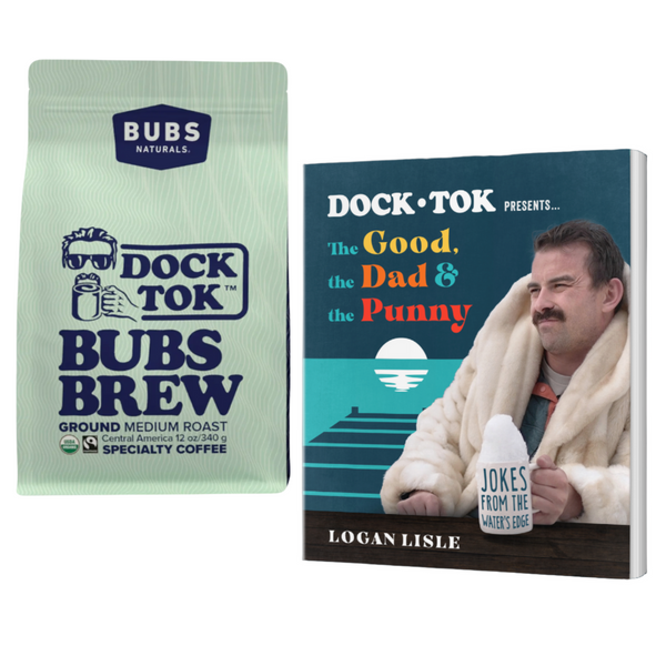 Coffee and Signed Dad Joke Book