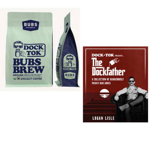 Coffee and (New) Signed Dad Joke Book