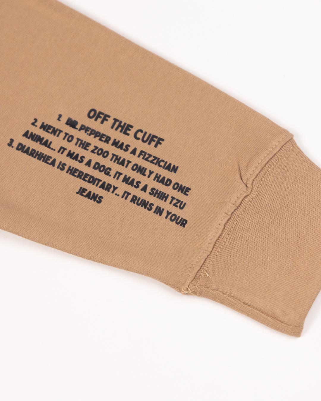 Off The Cuff Hoodie- Sand