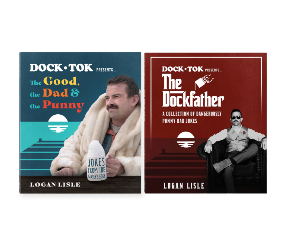 (New) TWO Signed Dad Joke Books